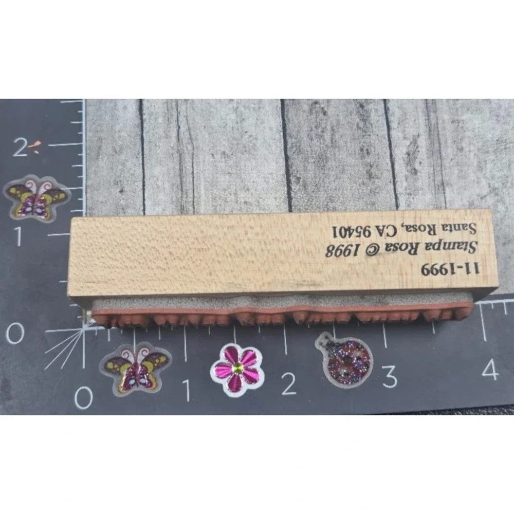 Stampa Rosa Let Your Soul And Spirit Fly! 11-1999 Rubber Stamp Wood #L36